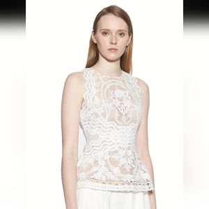 aijek - Lace Tank Blouse - M - LN